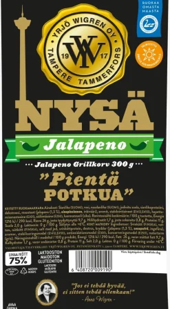 WIGREN NYSÄ JALOPENO GRILLIMAKKARA 300 G
