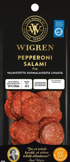 WIGREN PEPPERONI SALAMI  80 G