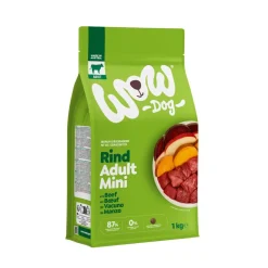 WOW DOG KOIRAN TÄYSRAVINTO MINIS ADULT NAUTA 1KG