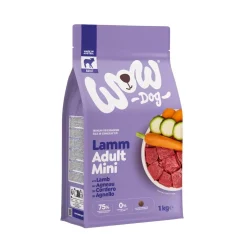 WOW DOG KOIRAN TÄYSRAVINTO MINIS ADULT SIS. LAMMASTA 1KG