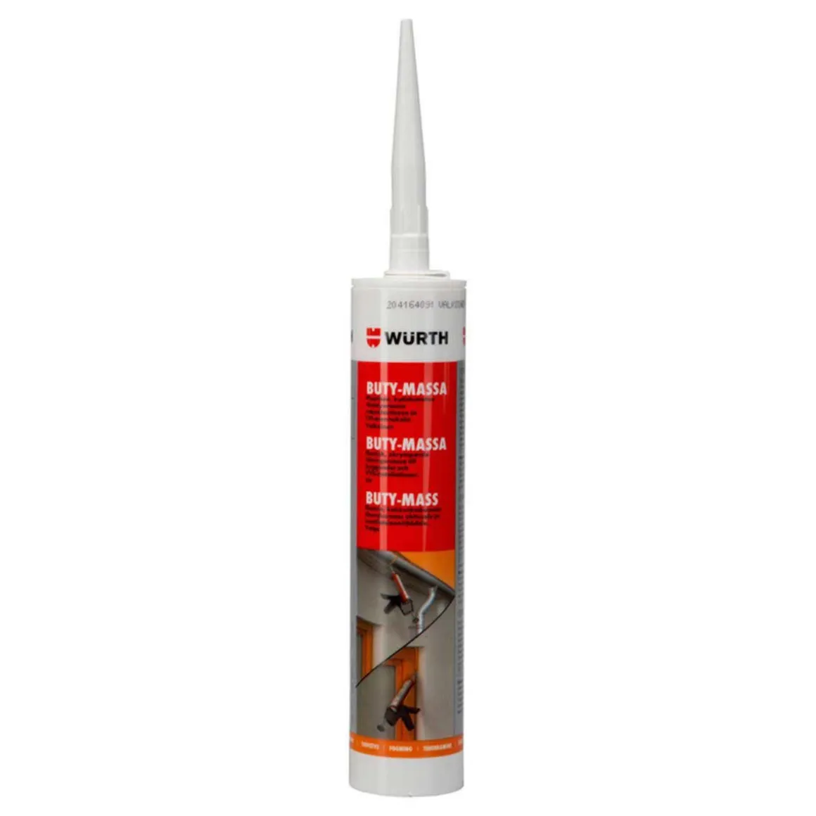 WÜRTH BUTY-MASSA VALKOINEN 310 ML