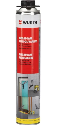 WÜRTH PURLOGIC MEGAFOAM PISTOOLIVAAHTO 750 ML