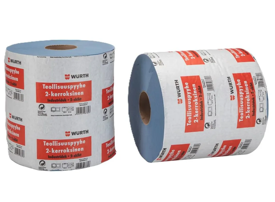 WÜRTH TEOLLISUUSPYYHE 2-KERROKSINEN 150M
