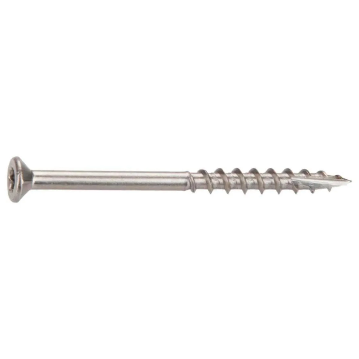 WÜRTH TERASSIRUUVI 4,8X75MM A2 RST TX2 100 KPL