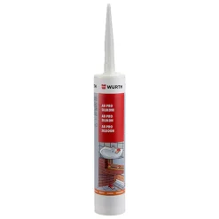 WÜRTH A8 PRO SILIKONI TUMMA HARMAA 310 ML