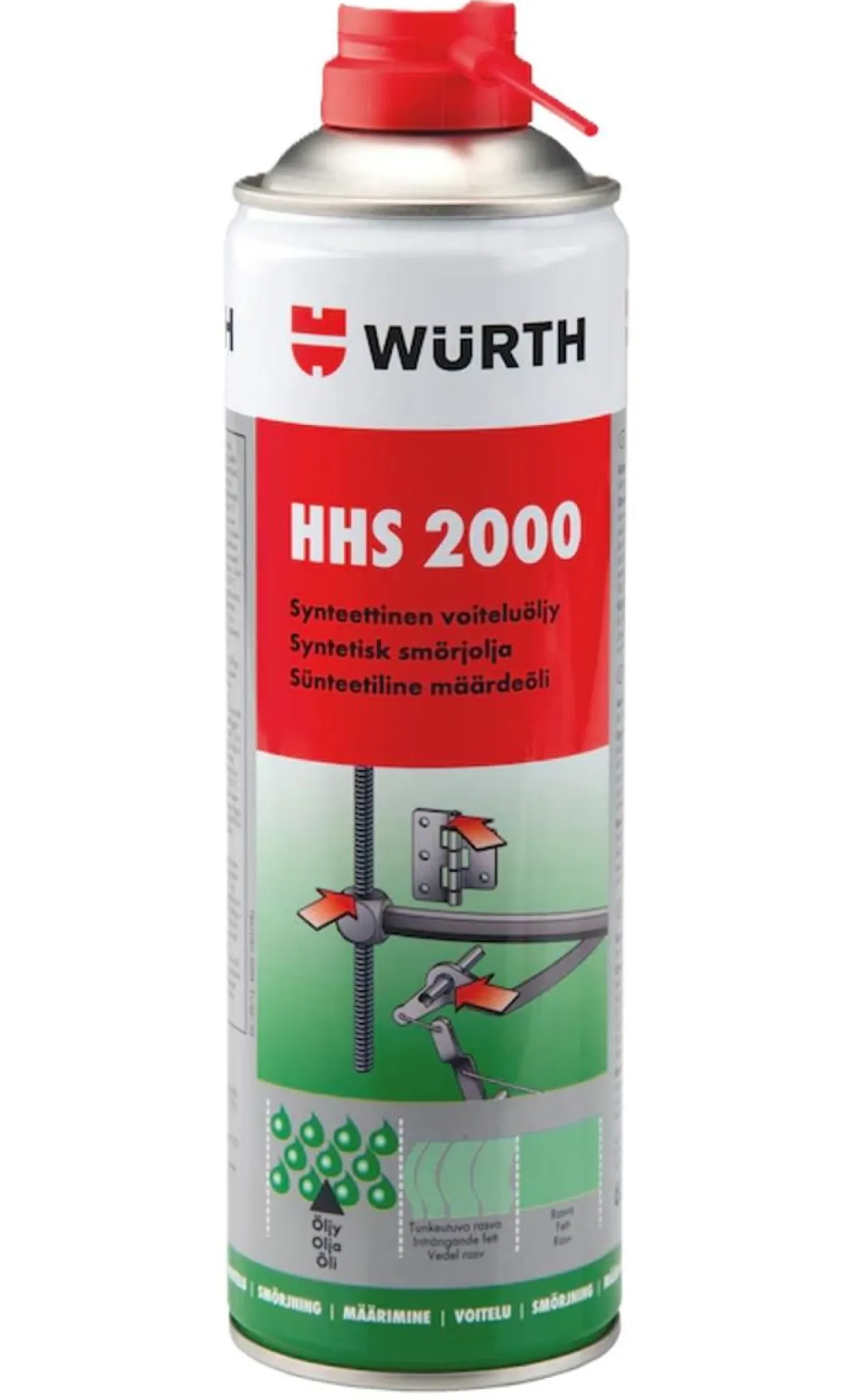 WÜRTH HHS 2000 VOITELUSPRAY 500 ML