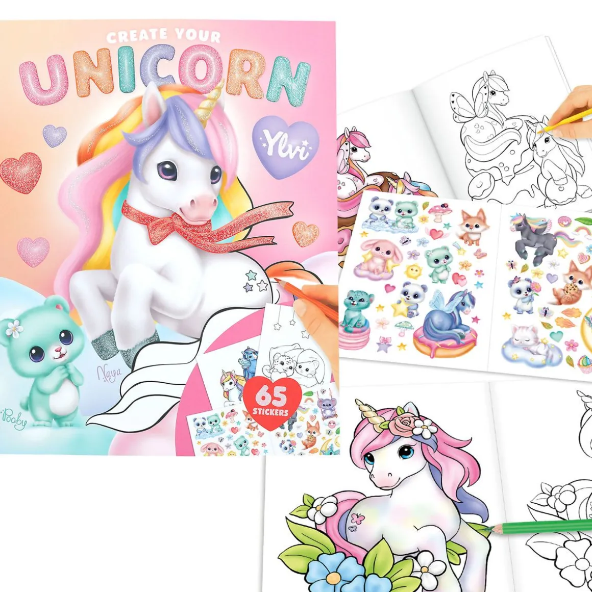 YLVI YLVI UNICORN VÄRITYSKIRJA