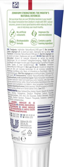 ZENDIUM CLASSIC HAMMASTAHNA 75 ML