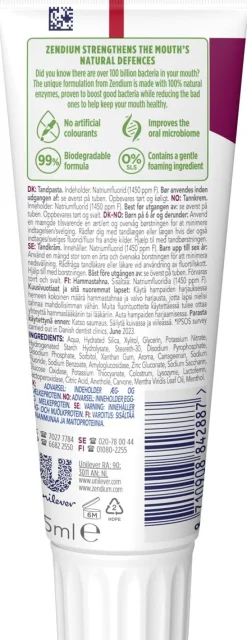 ZENDIUM SENSITIVE WHITENER HAMMASTAHNA 75 ML