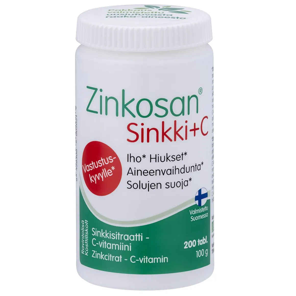 ZINKOSAN SINKKI + C 200 KPL
